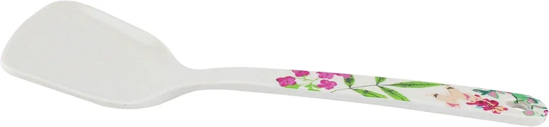 كويزين أرت مبشرة بامبو بتصميم زهور أبيض 32 سم